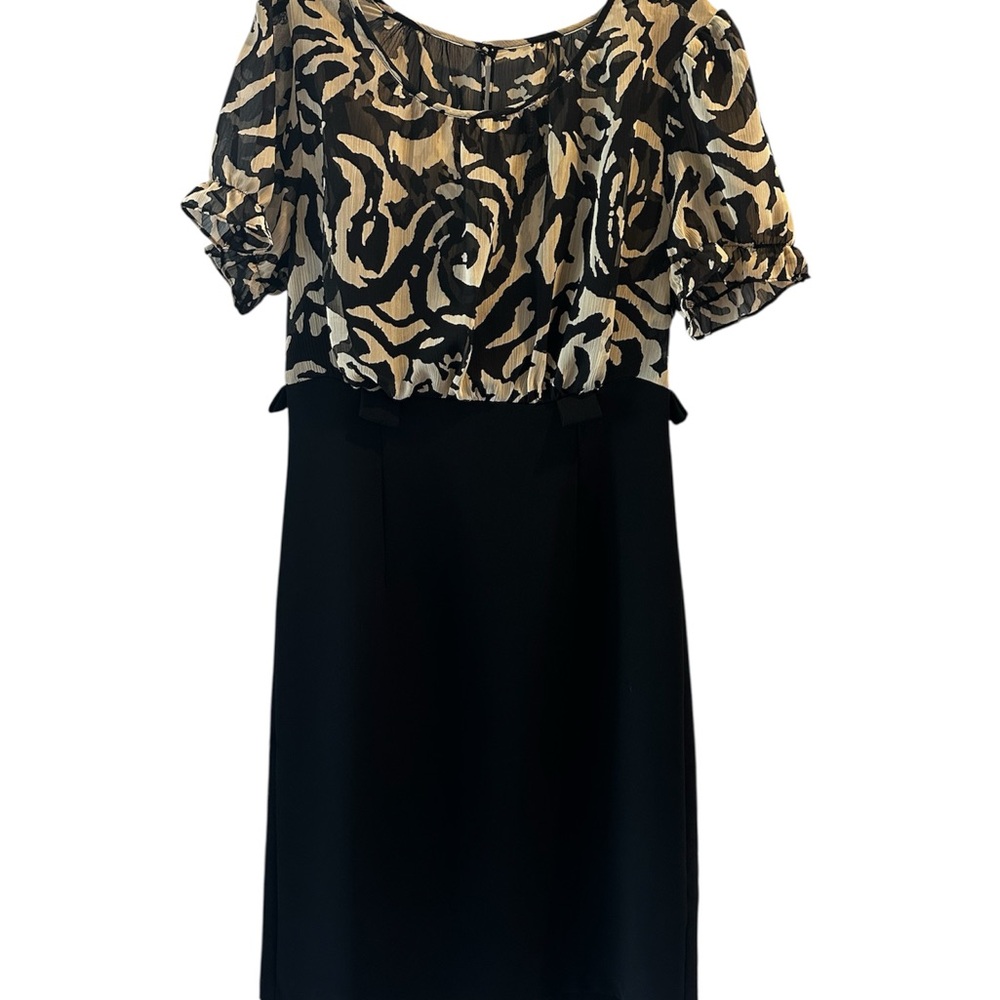 Connected Apparel Chiffon Top Dress